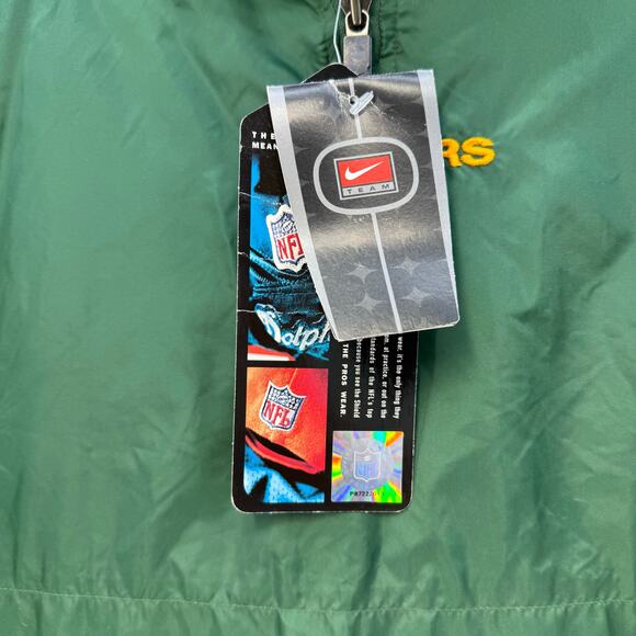 Nike Team NFL On Field Green Bay Packer Player Shell Men's XL Quarter Zip NWT - Picture 5 of 14